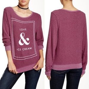 Wildfox Love & Ice cream Sweater